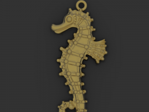 seahorse Modèles 3D en vedette