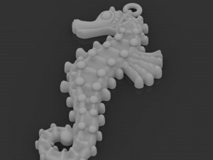 seahorse 3Dプリントモデル
