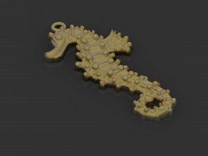 seahorse 3Dプリントモデル