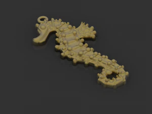 海马 3D 打印模型