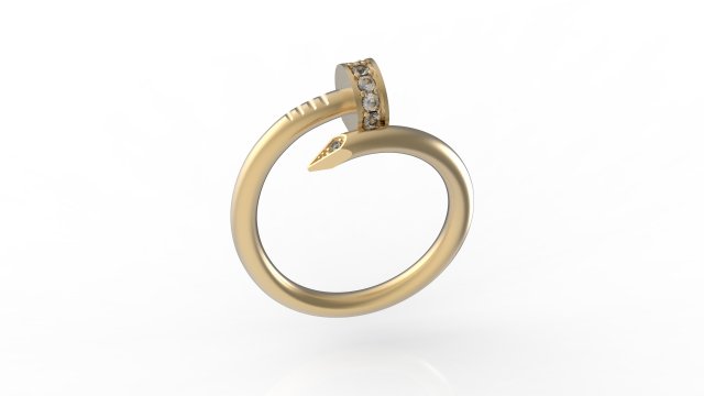 hobnail ring with gems 3D Принт Модель .c4d .max .obj .3ds .fbx .stl .blend 