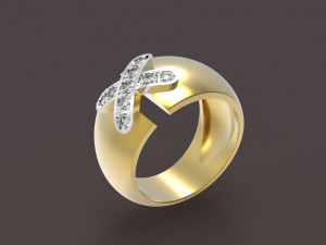 cross-stitch ring 3D Print Model