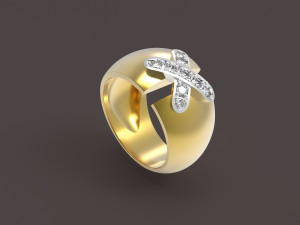 cross-stitch ring 3D Print Model
