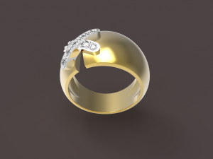 cross-stitch ring 3D Print Model