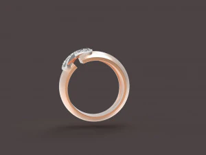 十字绣戒指 3D 打印模型