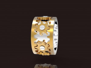 spinning ring mechanism Model Cetak 3D