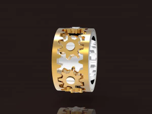 旋转环机构 3D 打印模型