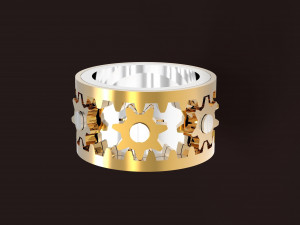 spinning ring mechanism Model Cetak 3D