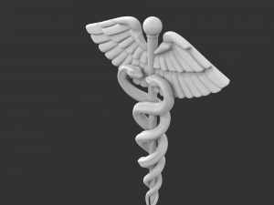 caduceus Modelo de impresión 3D
