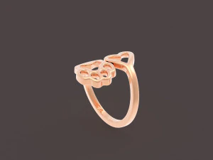 心和爪子 3D 打印模型