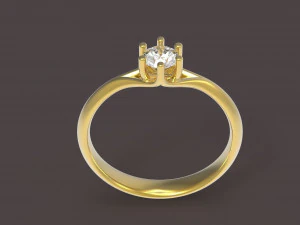 narcissus engagment ring 3D Print Model