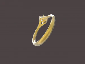 narcissus engagment ring 3D Print Model