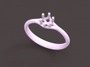 narcissus engagment ring 3D Print Model