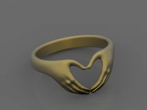 指輪の手 3Dプリントモデル