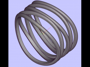 5 hoops ring Modèles 3D en vedette