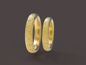dragon comfort wedding rings 3D 打印模型