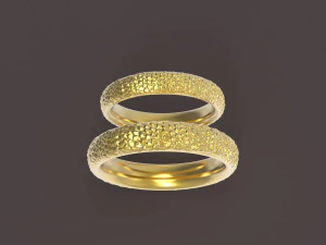 dragon comfort wedding rings 3D Print Model