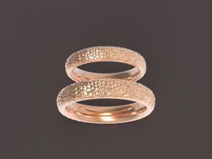 dragon comfort wedding rings 3D 打印模型