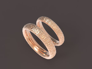 dragon comfort wedding rings 3D 打印模型