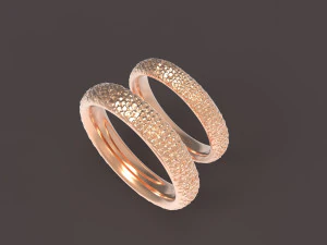 dragon comfort wedding rings 3D Print Model