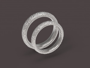 dragon comfort wedding rings 3D 打印模型