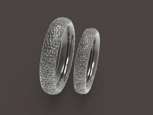 dragon comfort wedding rings 3D Print Model