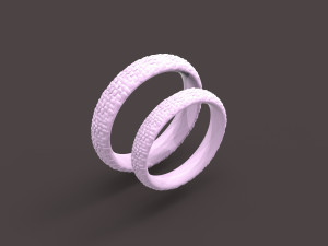 dragon comfort wedding rings 3D 打印模型