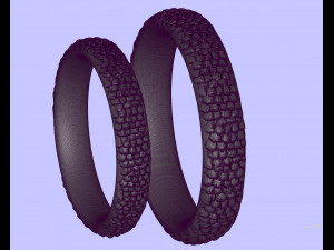 dragon comfort wedding rings 3D 打印模型