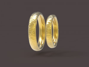 nature comfort wedding rings 3D Print Model