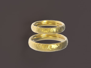 nature comfort wedding rings 3D Print Model