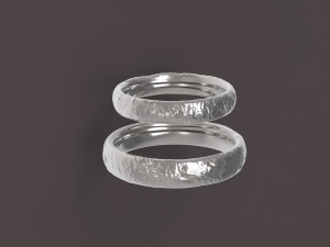 nature comfort wedding rings 3D Print Model