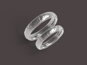 nature comfort wedding rings 3D Print Model
