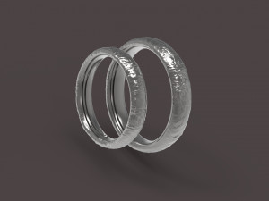 nature comfort wedding rings 3D Print Model