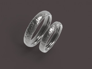 nature comfort wedding rings 3D Print Model