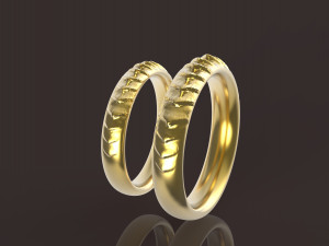 daenerys targaryen comfort wedding rings Modelo de Impressão 3D