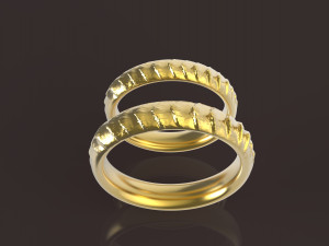 daenerys targaryen comfort wedding rings Modelo de Impressão 3D