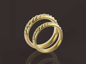 daenerys targaryen comfort wedding rings Modelo de Impressão 3D