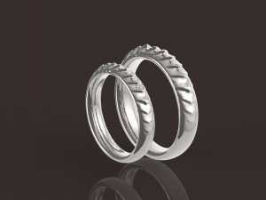 daenerys targaryen comfort wedding rings Modelo de Impressão 3D