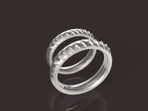 daenerys targaryen comfort wedding rings Modelo de Impressão 3D