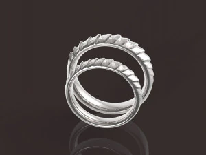 丹妮莉丝&middot;坦格利安舒适结婚戒指 3D 打印模型