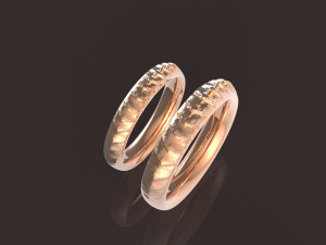 daenerys targaryen comfort wedding rings Modelo de Impressão 3D