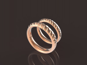 daenerys targaryen comfort wedding rings Modelo de Impressão 3D