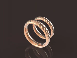 丹妮莉丝&middot;坦格利安舒适结婚戒指 3D 打印模型