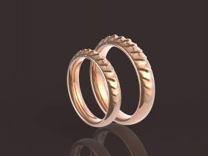 daenerys targaryen comfort wedding rings Modelo de Impressão 3D