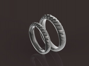 daenerys targaryen comfort wedding rings Modelo de Impressão 3D