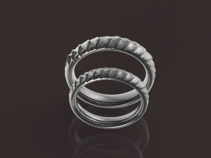 daenerys targaryen comfort wedding rings Modelo de Impressão 3D