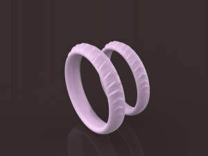 daenerys targaryen comfort wedding rings Modelo de Impressão 3D
