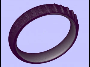 丹妮莉丝&middot;坦格利安舒适结婚戒指 3D 打印模型