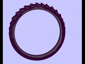 丹妮莉丝&middot;坦格利安舒适结婚戒指 3D 打印模型