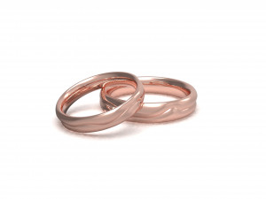 2 lives 1 fate wedding rings Modèles 3D en vedette